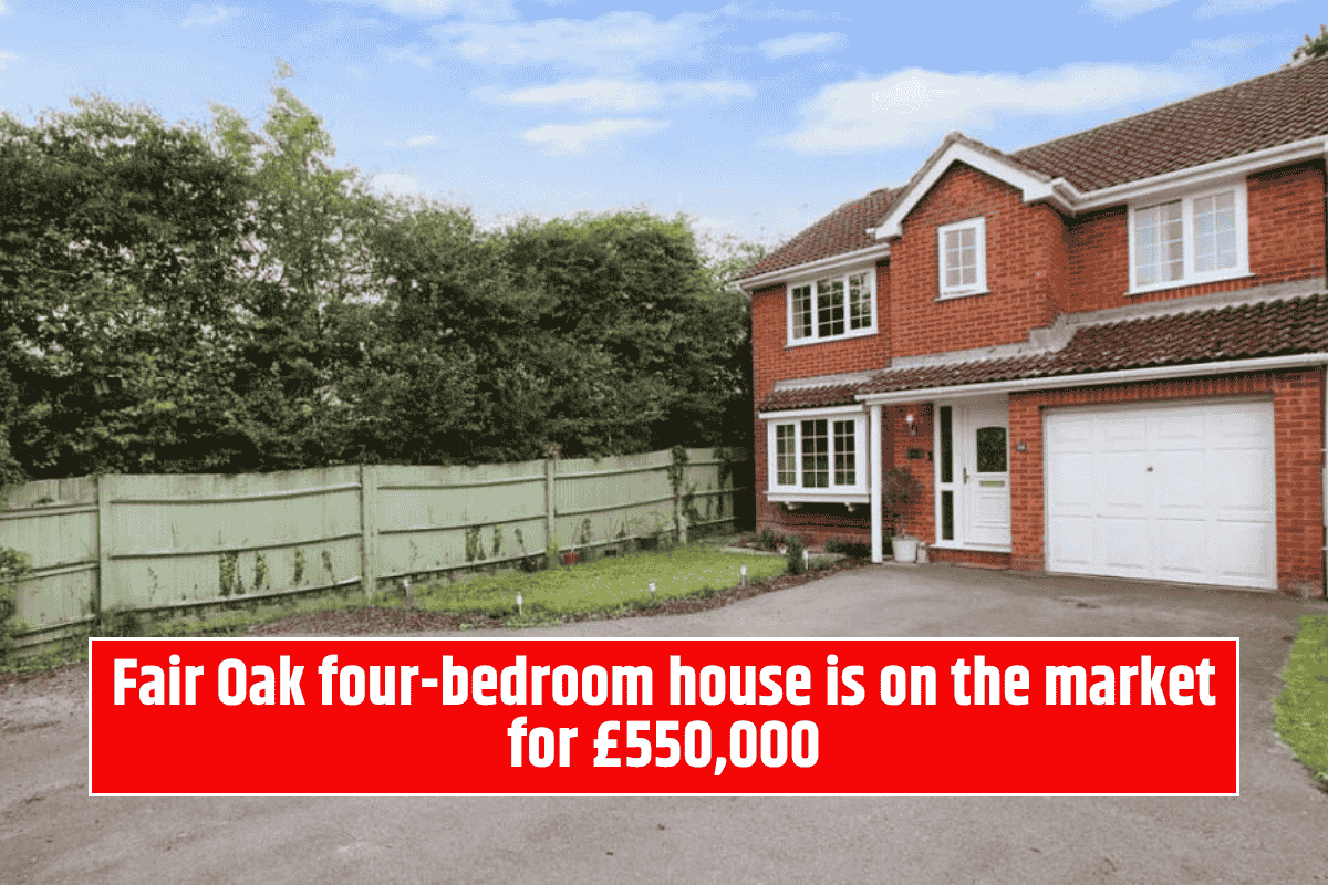 Fair Oak four-bedroom house is on the market for £550,000