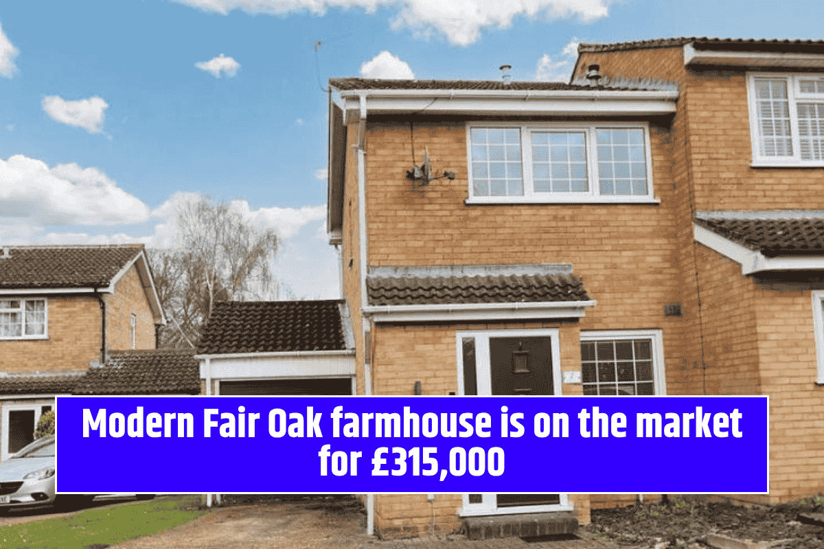 Modern Fair Oak farmhouse is on the market for £315,000