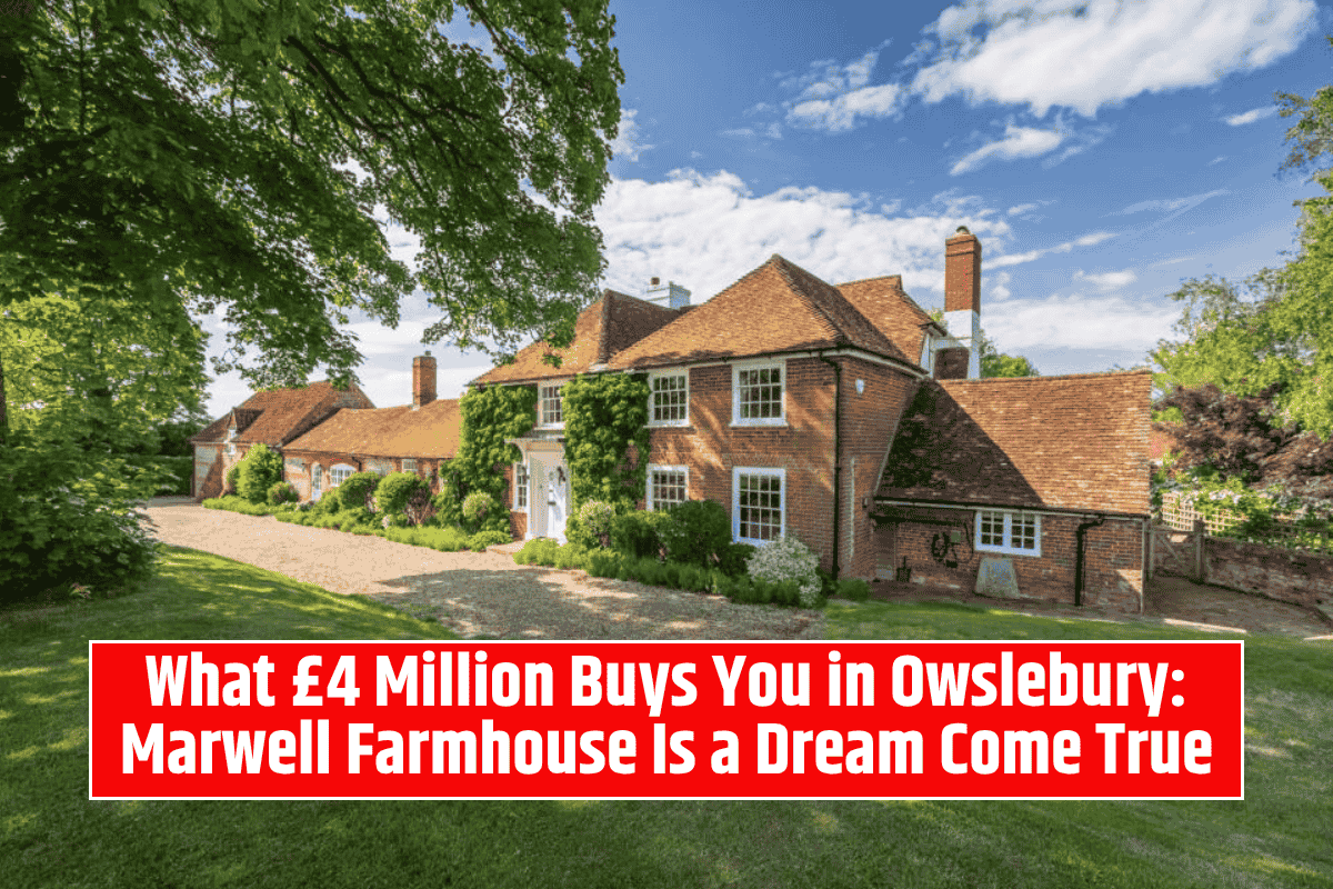 What £4 Million Buys You in Owslebury: Marwell Farmhouse Is a Dream Come True
